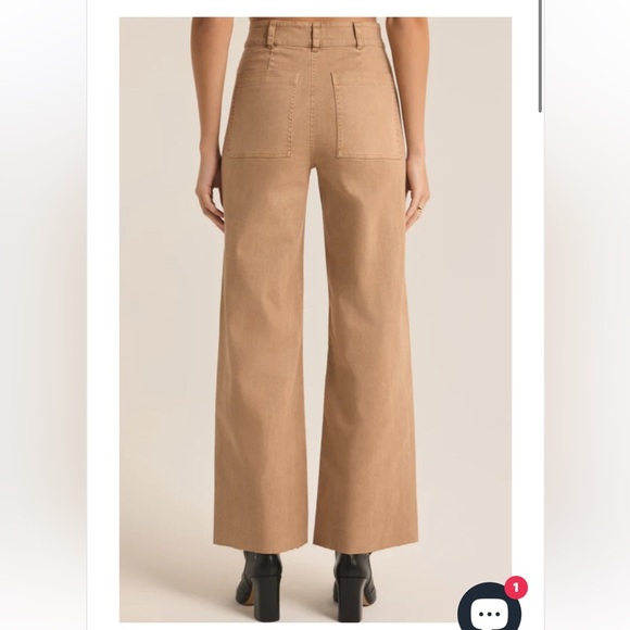 NEW Z SUPPLY rilynn washed pant in burro - Picture 2 of 6